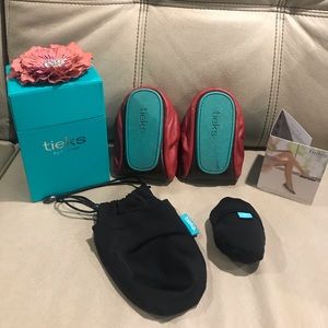 Tieks Cardinal Red size 8